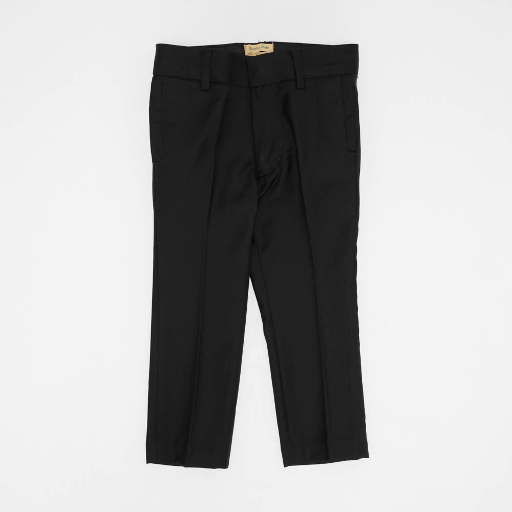 Skinny Fit Dress Pants in Black by Mocha Noir