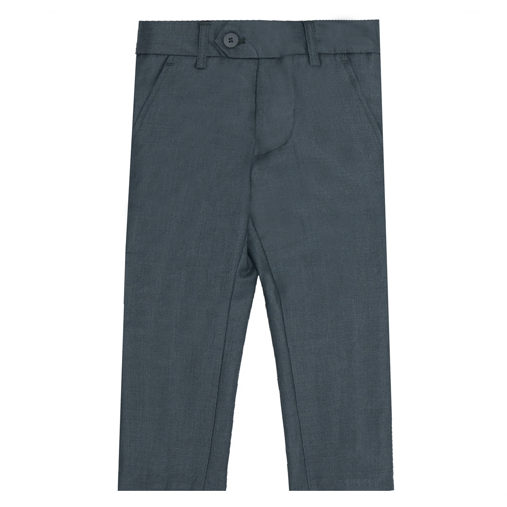 Skinny Fit Dress Pants in Grey by Mocha Noir
