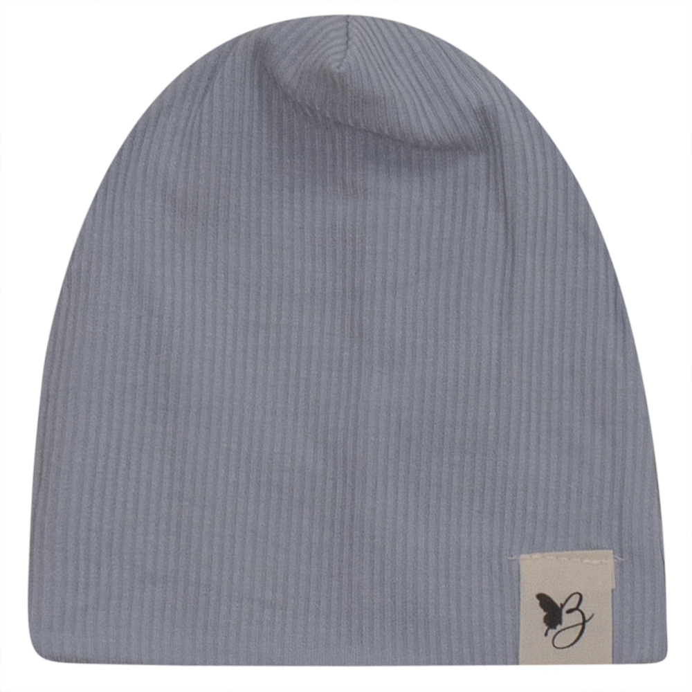 Bebe Bella Ribbed Hat in Blue by Bebe Bella