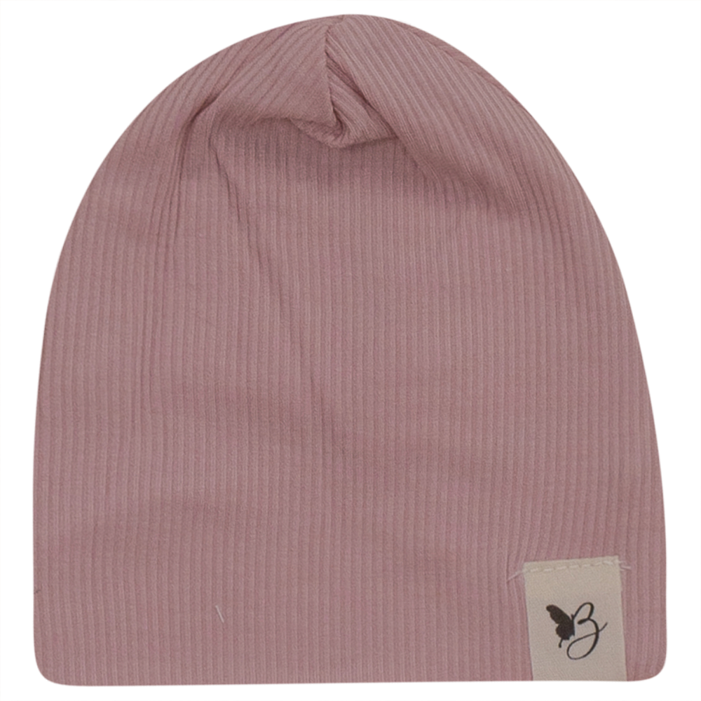 Bebe Bella Ribbed Hat in Petal by Bebe Bella