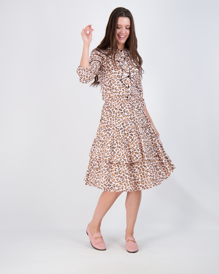 Leopard 2PC set in Pink Leopard by Ginger