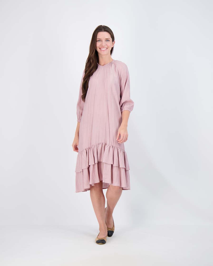Layered Dress With String Bow in by Ginger