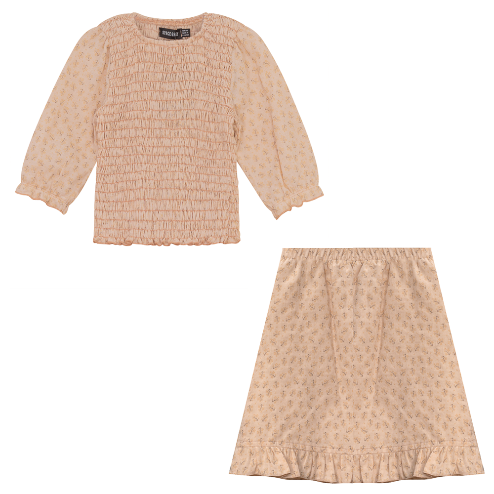 Floral Print 2PC Set in by Space Grey