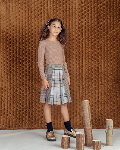 Two-Tone Skirt Hopscotch Girls Skirt - TheHushShop.com