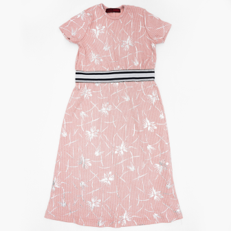 Long Floral Dress in by Lola