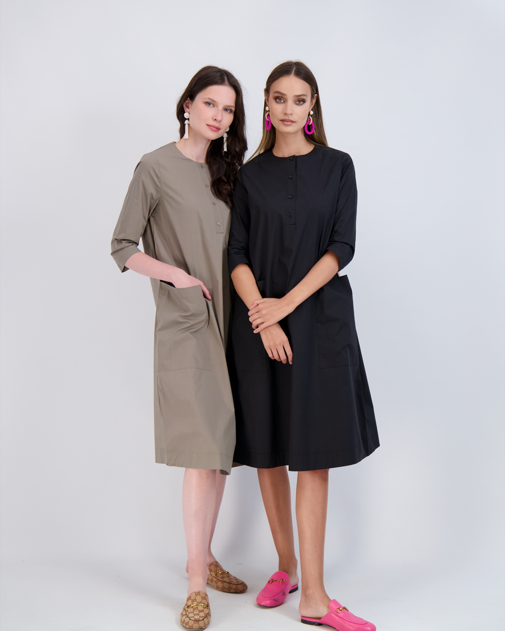 Shirt Dress With Pockets in by Maxmrkt