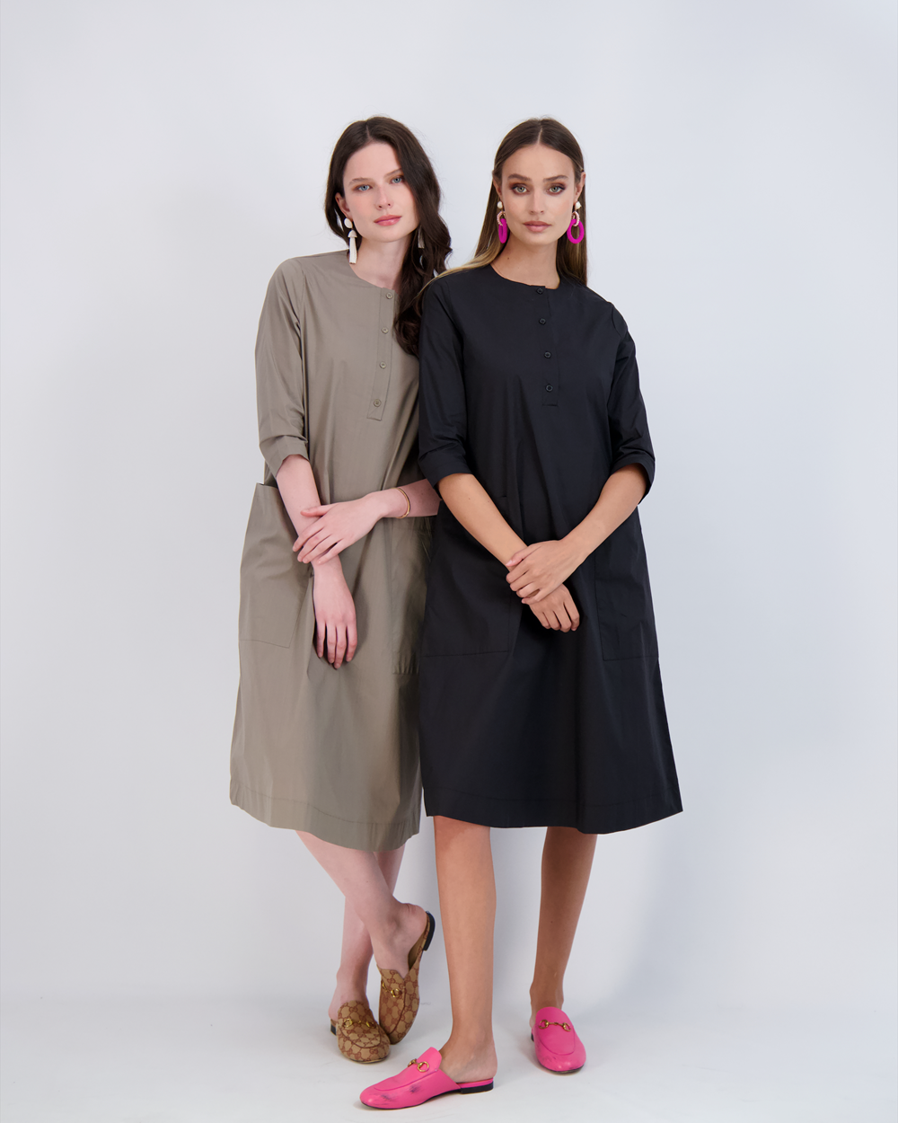 Shirt Dress With Pockets in by Maxmrkt