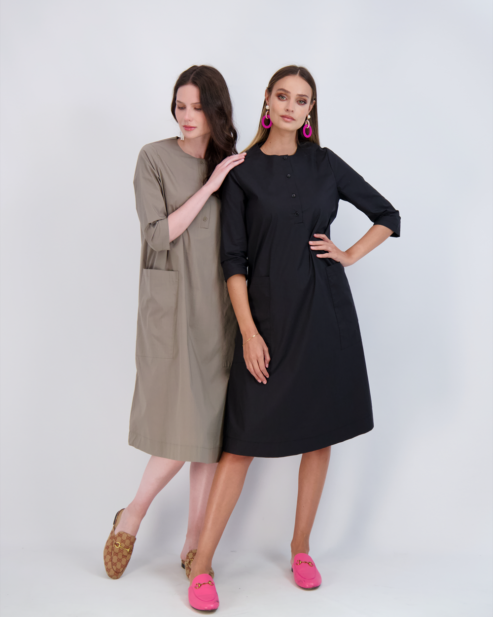 Shirt Dress With Pockets in by Maxmrkt
