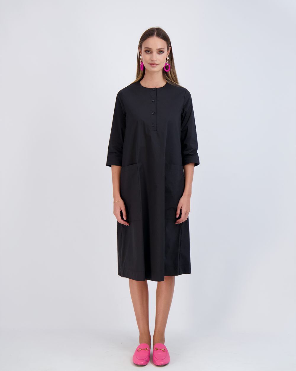 Shirt Dress With Pockets in by Maxmrkt
