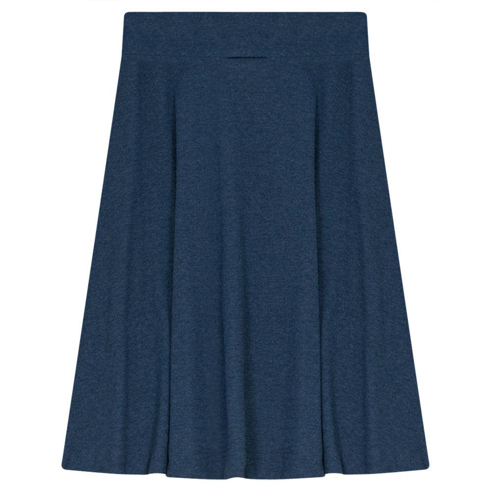 Ladies Cotton Stretch Short Skirt in Denim by Oops