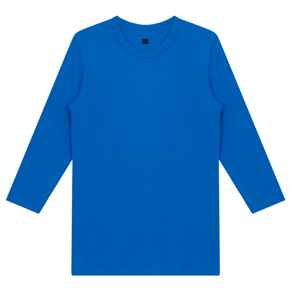 Rib T-Shirt in French Blue by Riff