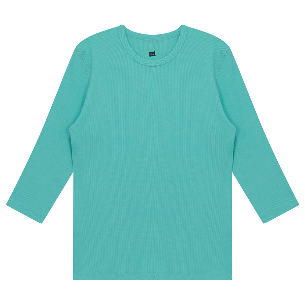 Rib T-Shirt in Mint by Riff