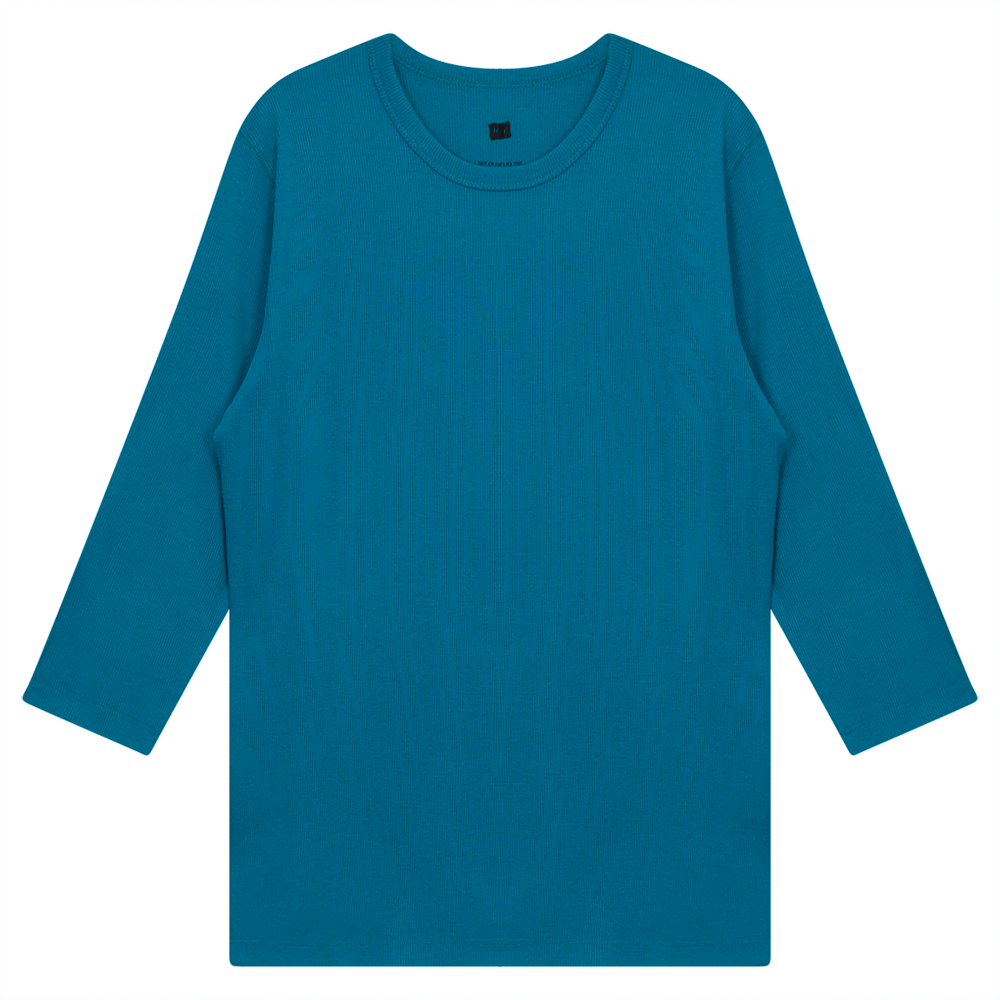 Rib T-Shirt in Teal by Riff