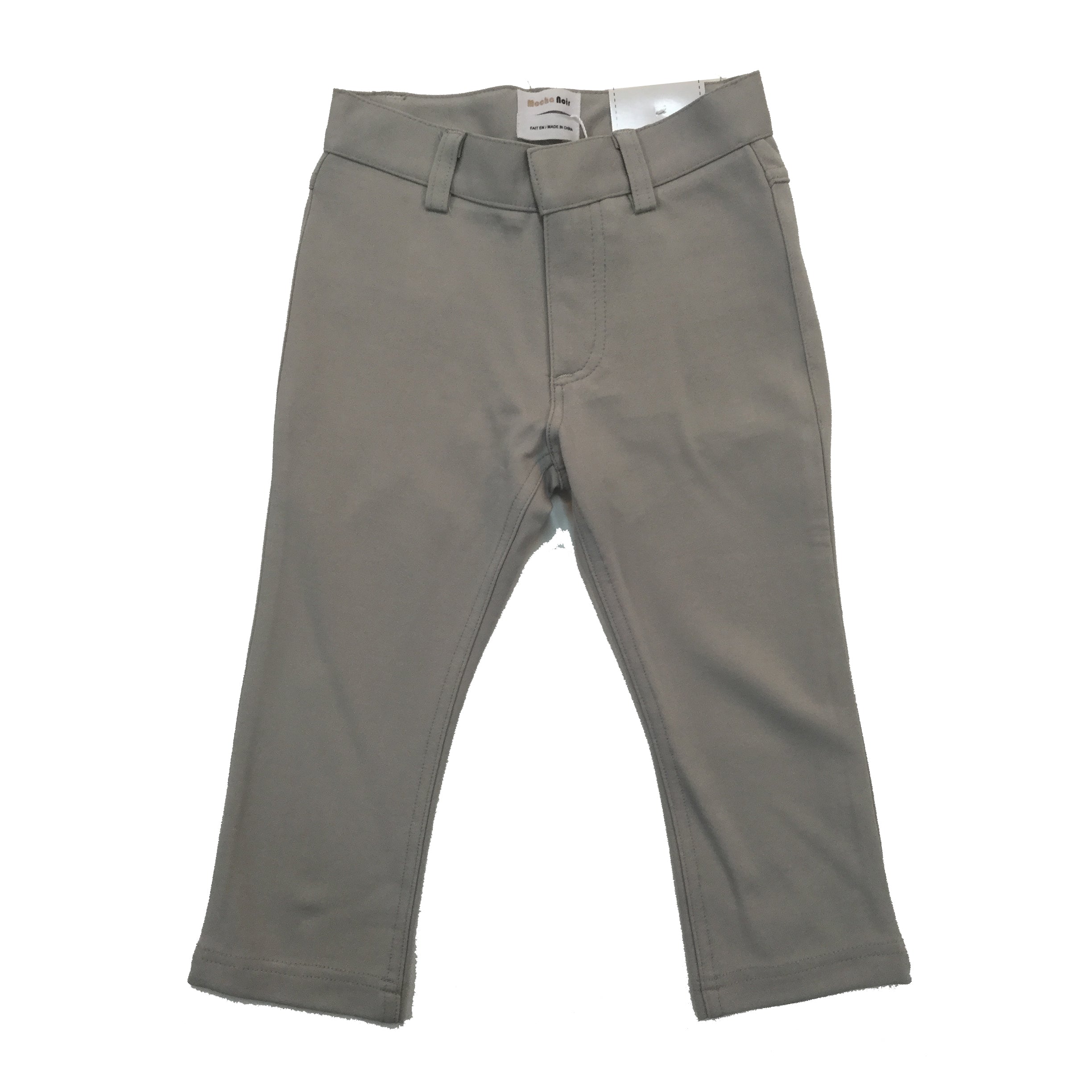 Stretch Skinny Pants in Silver Grey by Mocha Noir