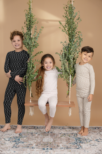 Eyelet Print 2PC Set Seal 2 pc Girls Set - TheHushShop.com