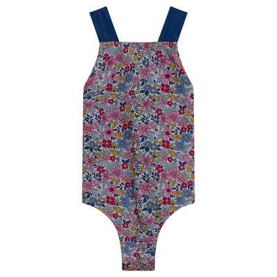 Vintage Floral Print Swimsuit Try Girls Bathing Suits - TheHushShop.com