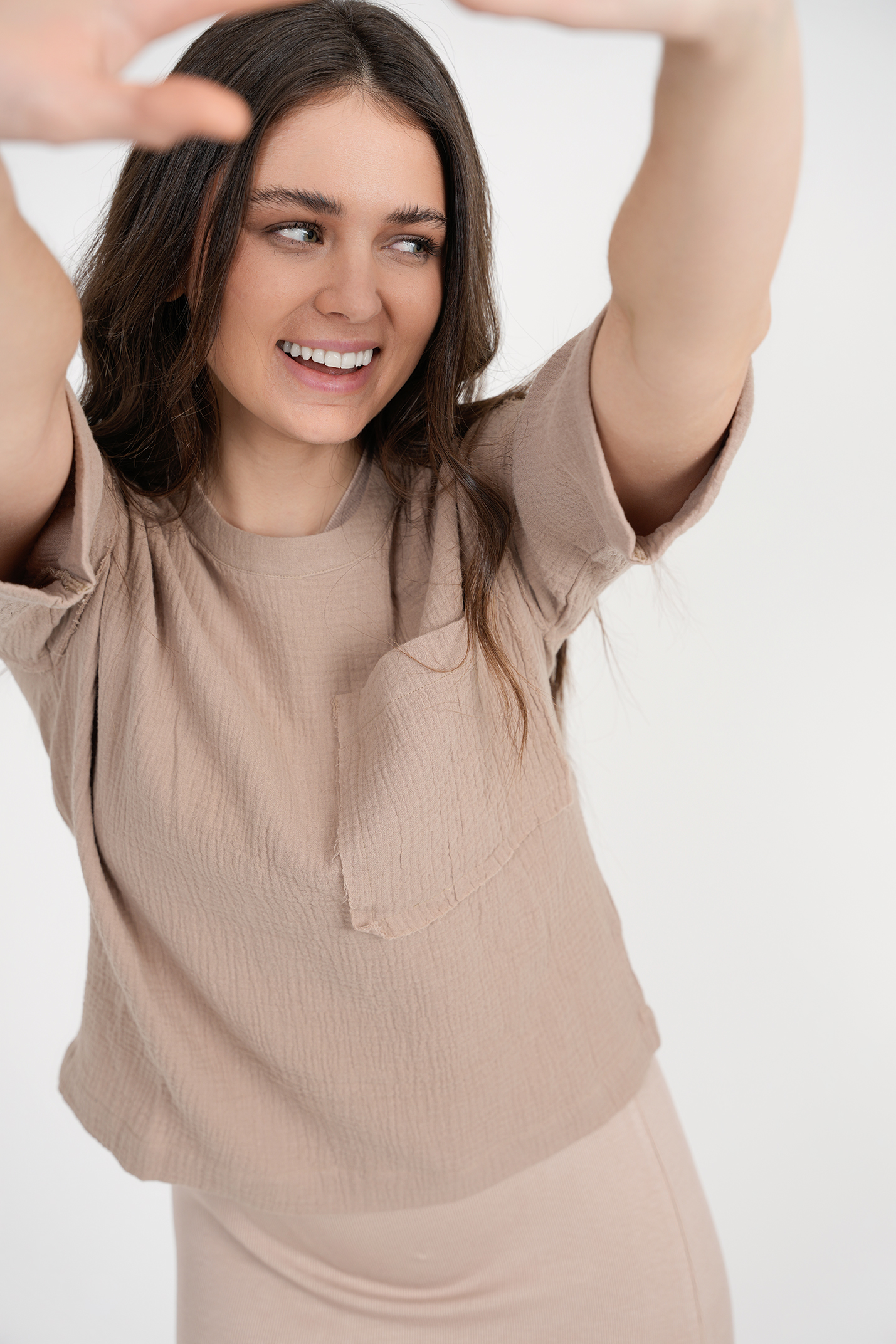 Rib Midi Dress in by Noni