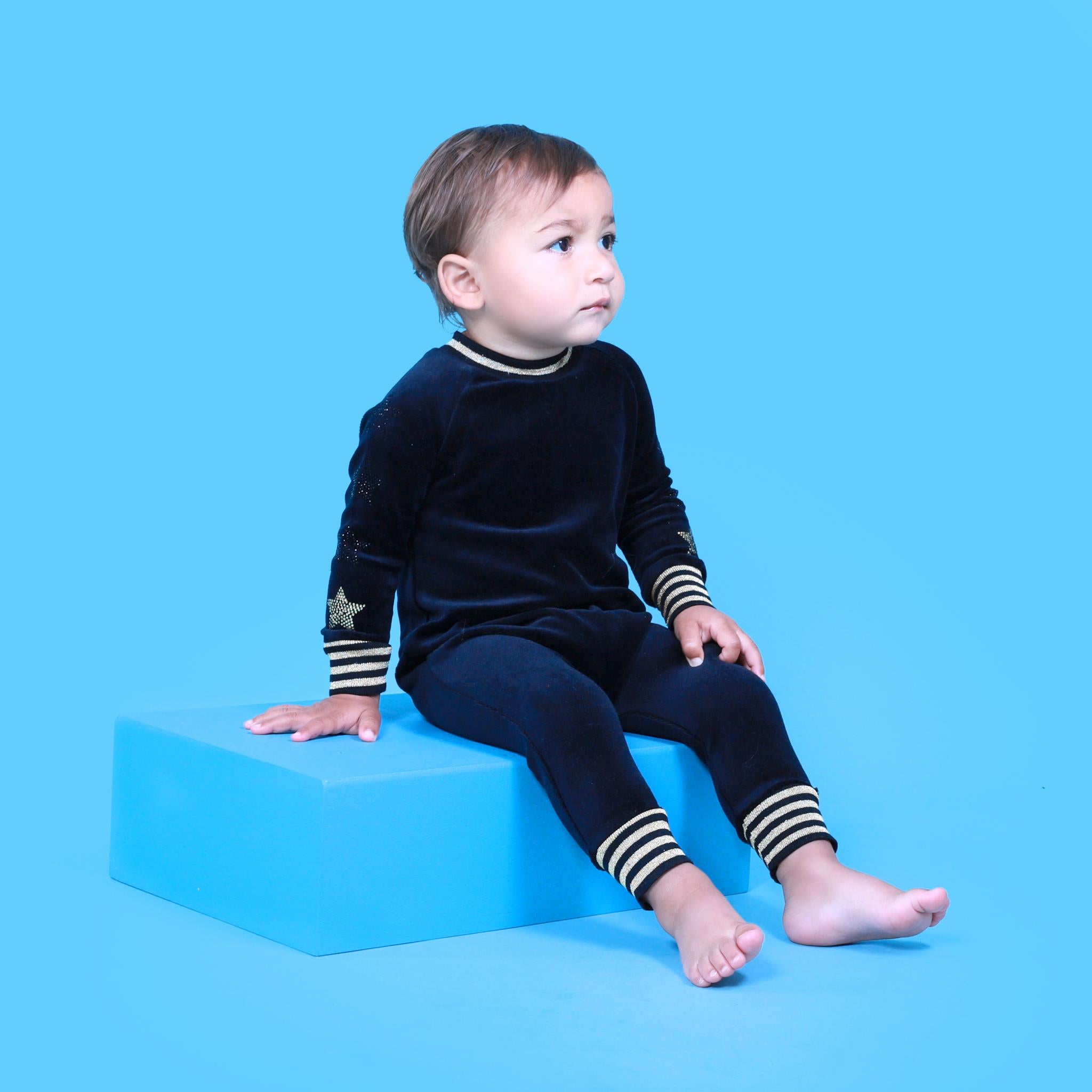 Rhinestone Star Onesie in by 5 Stars