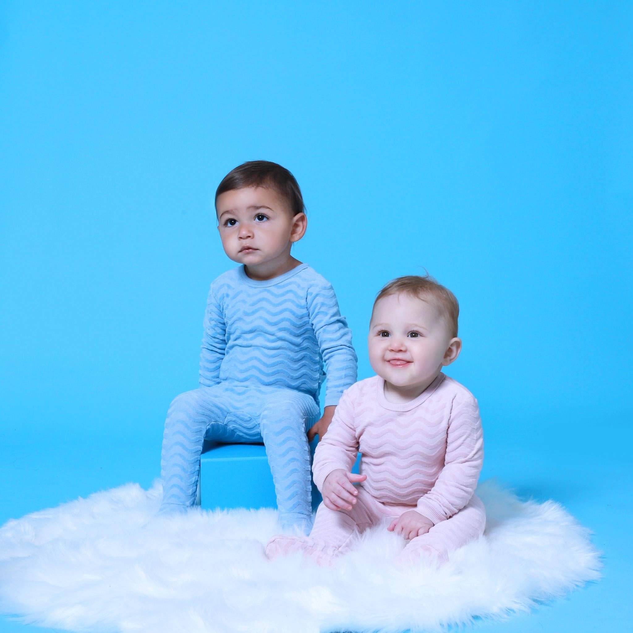 Velour Wave Layette in by Small Moments