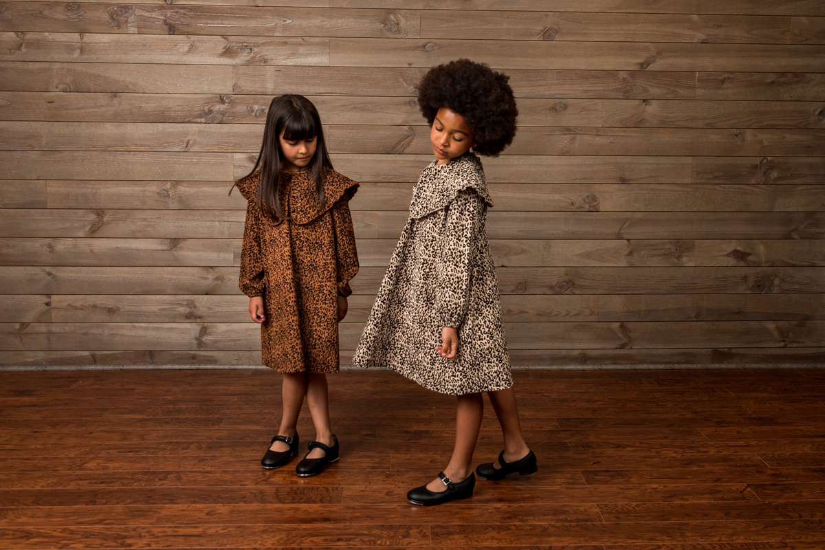 Lepord Print Corduroy Dress in by The Umbrella Academy