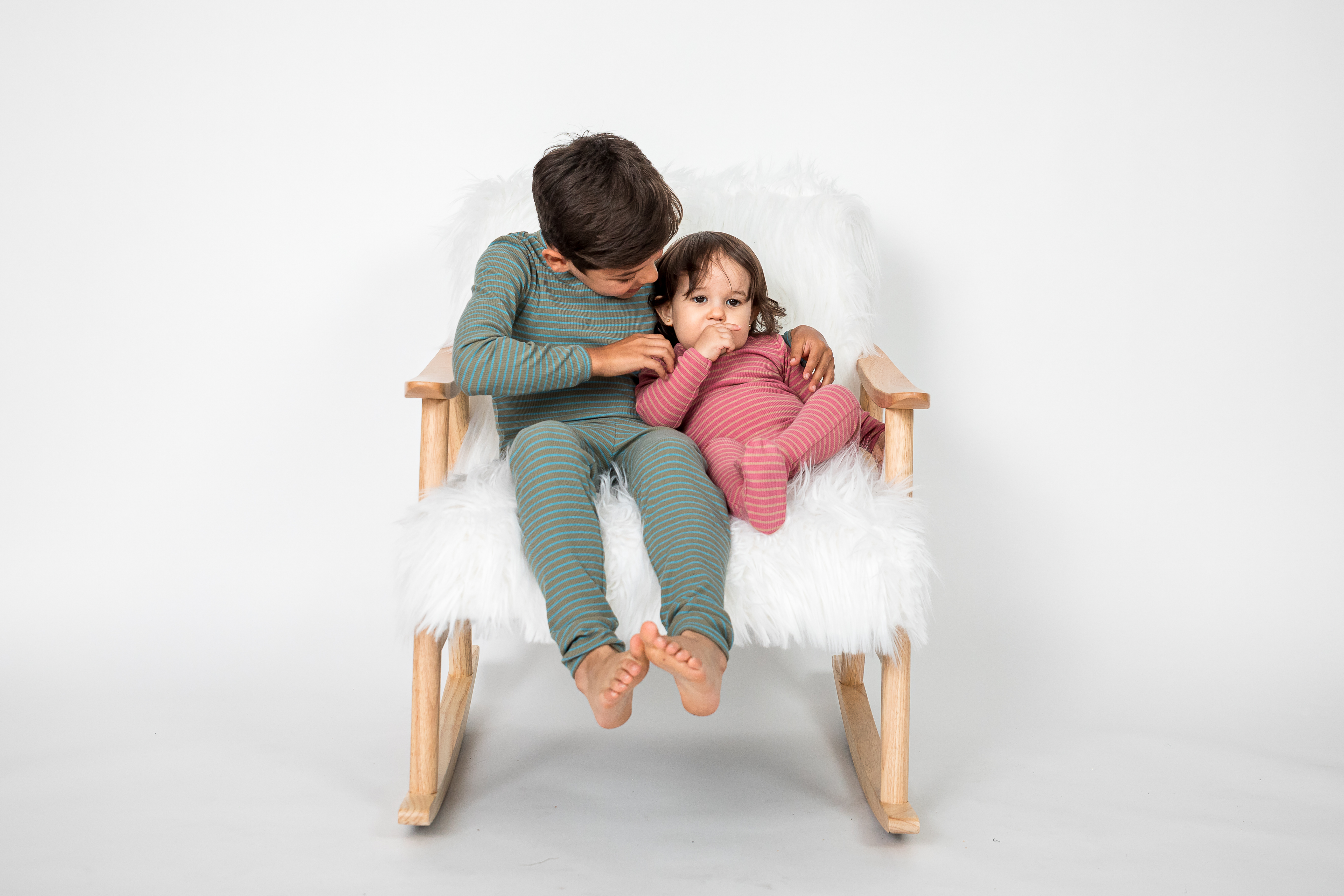 Stripped Rib 2 PC Set in by Whipped Cocoa