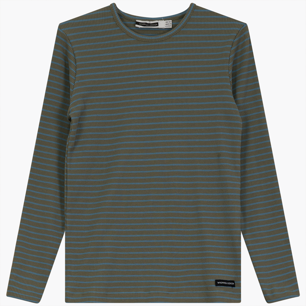 Stripped Rib 2 PC Set in by Whipped Cocoa