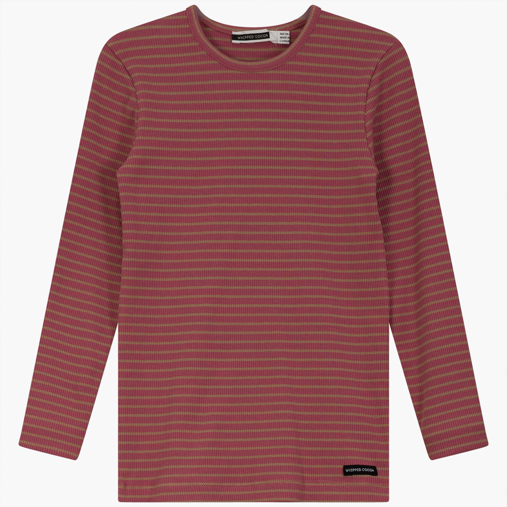 Stripped Rib 2 PC Set in by Whipped Cocoa