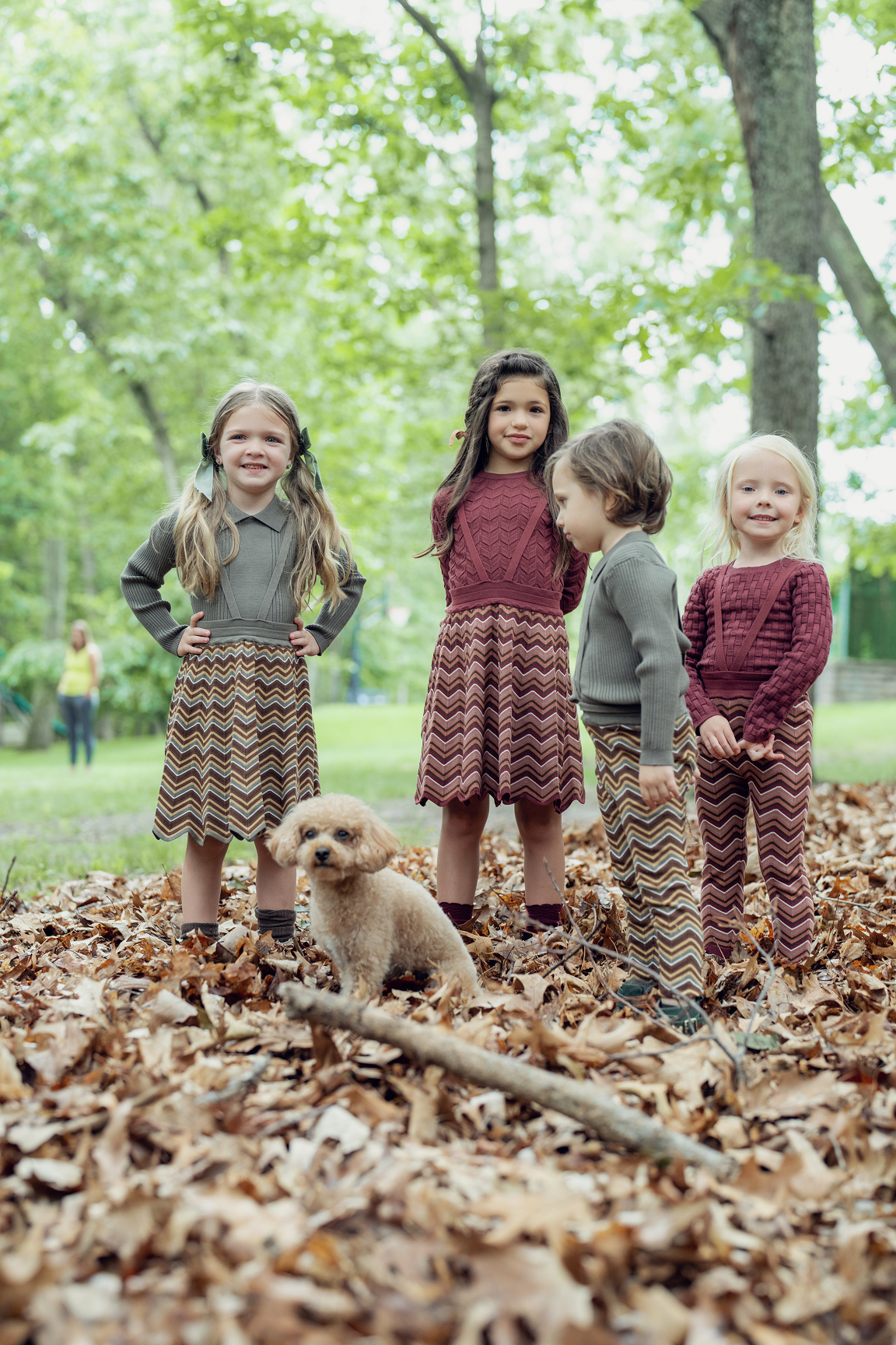 Zig Zag Skirt Skirt With Straps in by Elle & Boo