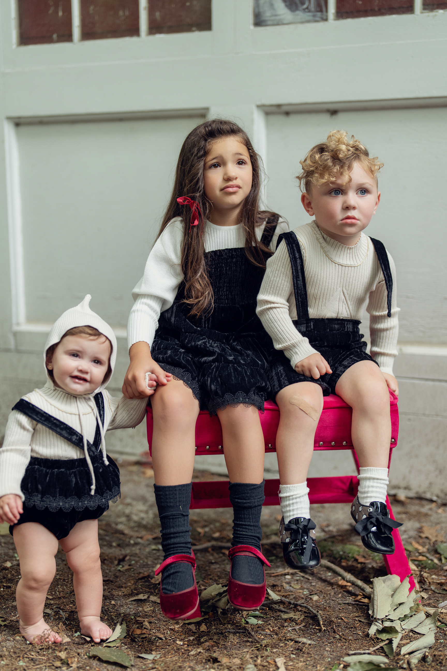 Rib Knit Top With Mock Neck in by Clô