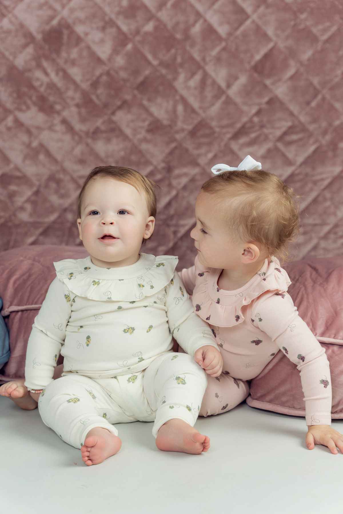 Grapes Print Rib 2PC Set in by Fragile