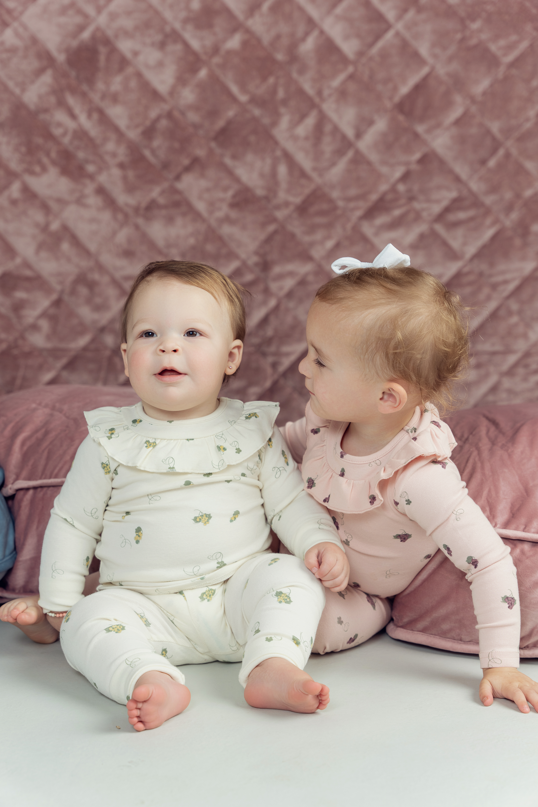 Grapes Print Rib 2PC Set in by Fragile