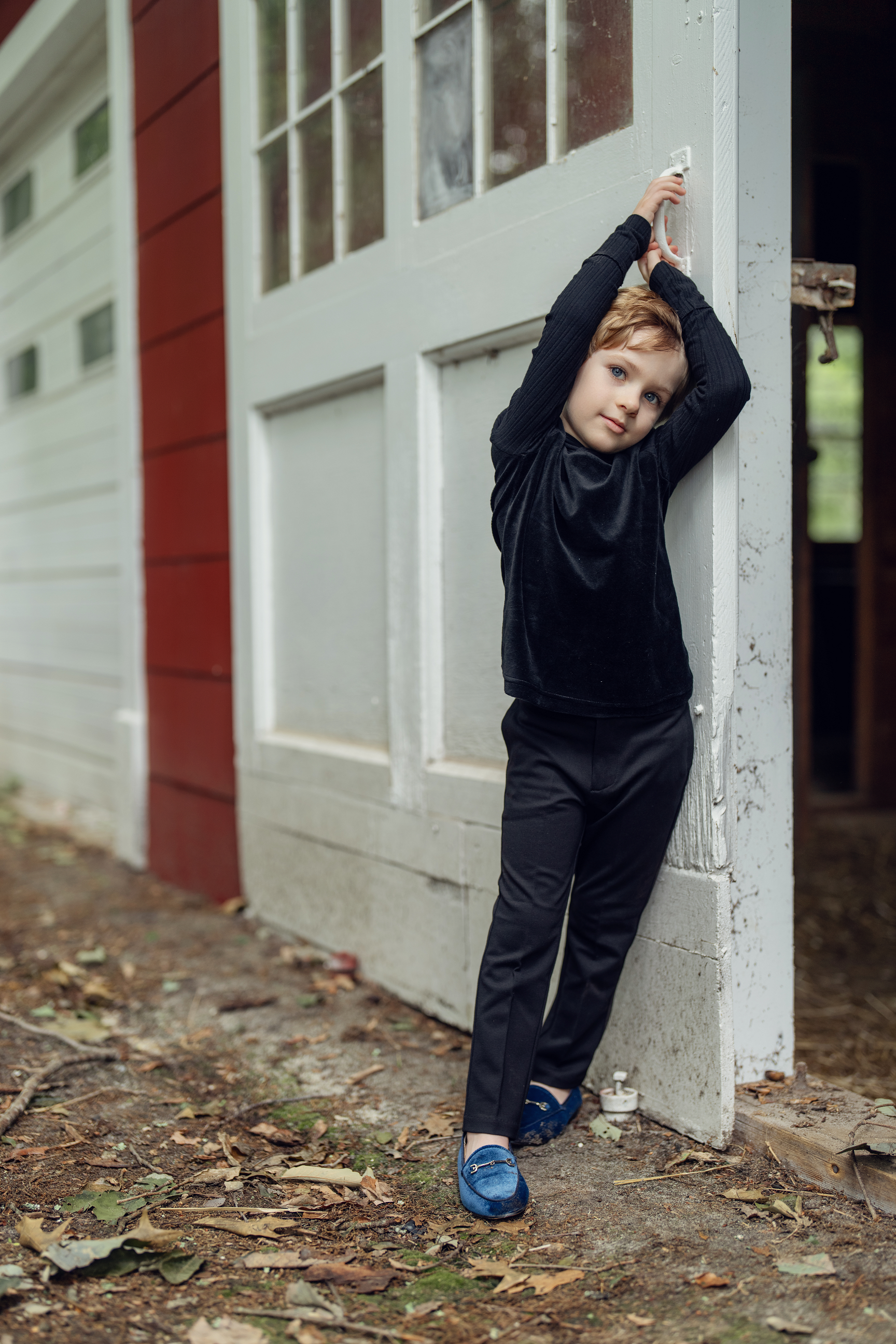 Combo Rib And Cotton Velour Top in by FYI