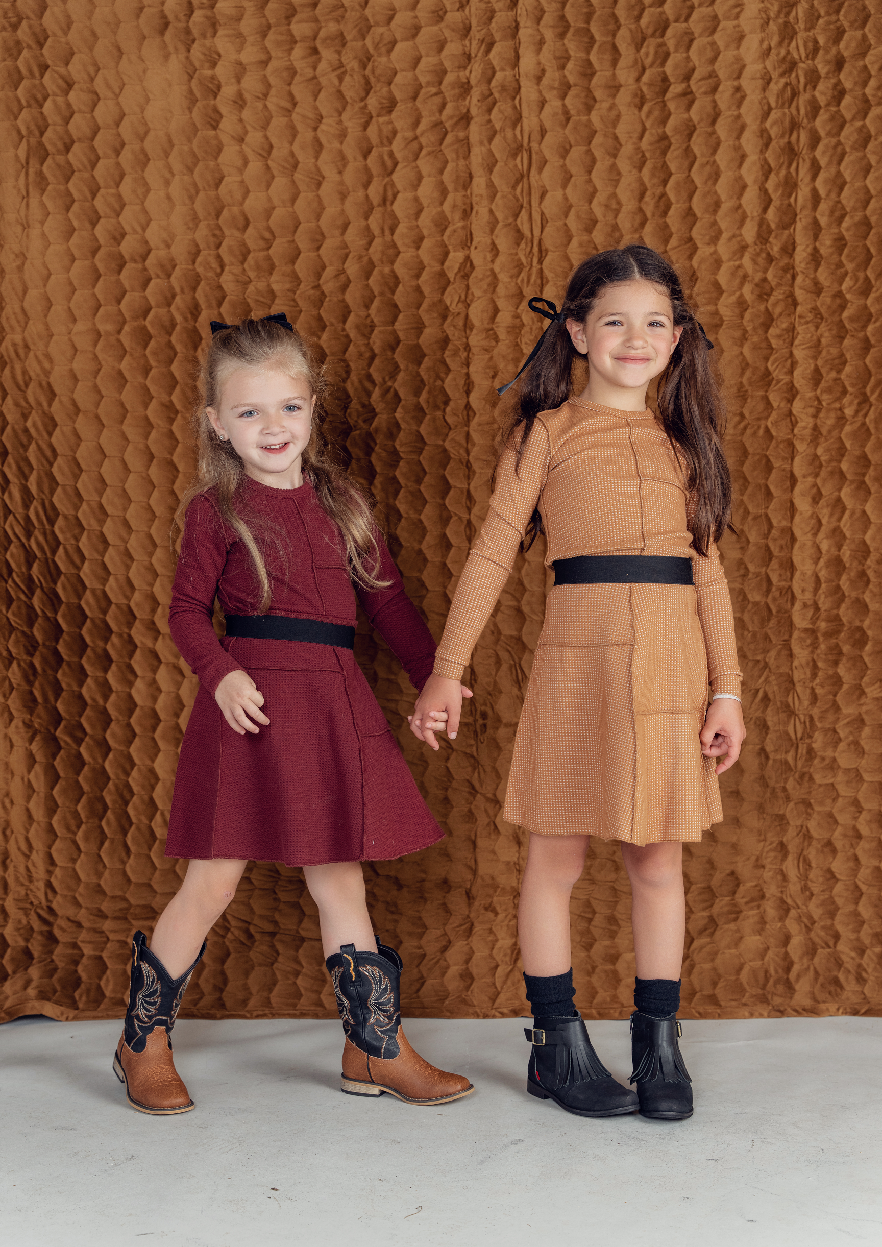 Asymmetric Cut Waffle Short Skirt in by FYI