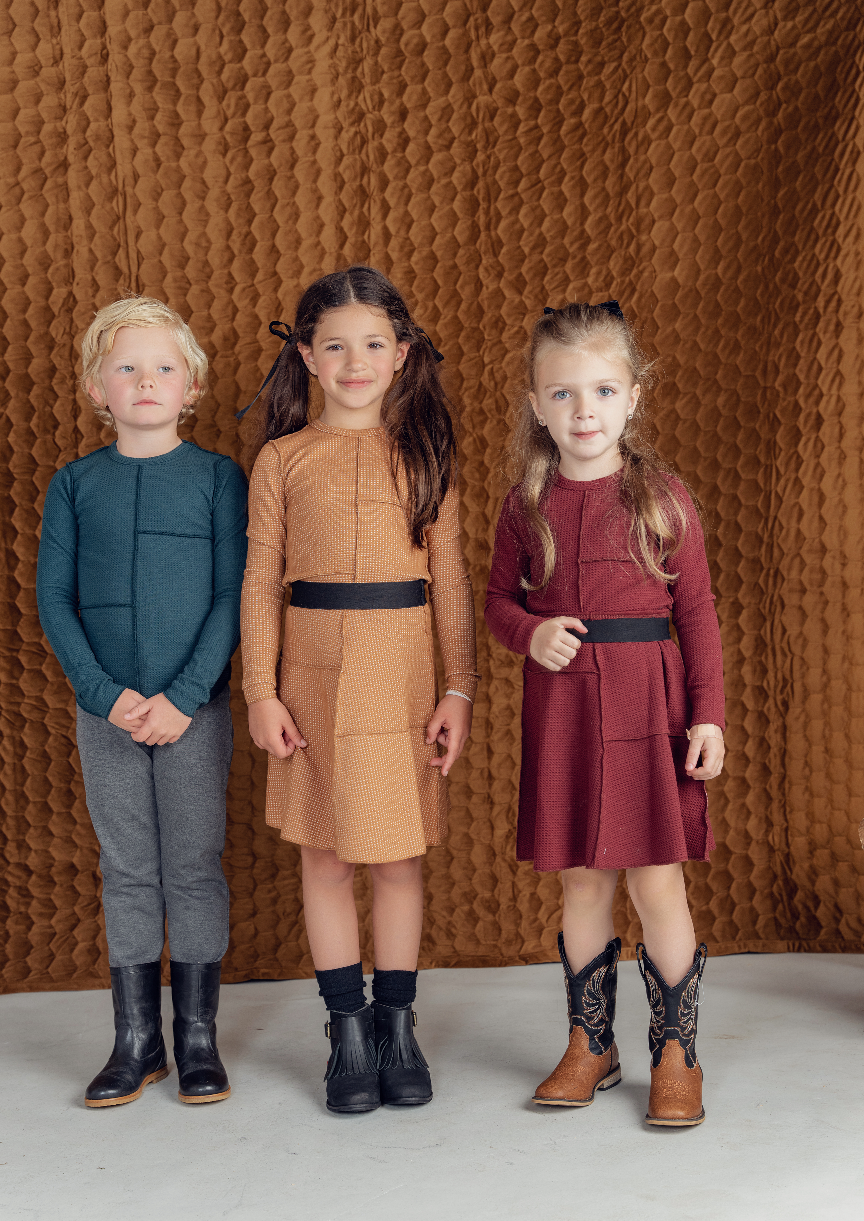 Asymmetric Cuts Waffle Top in by FYI