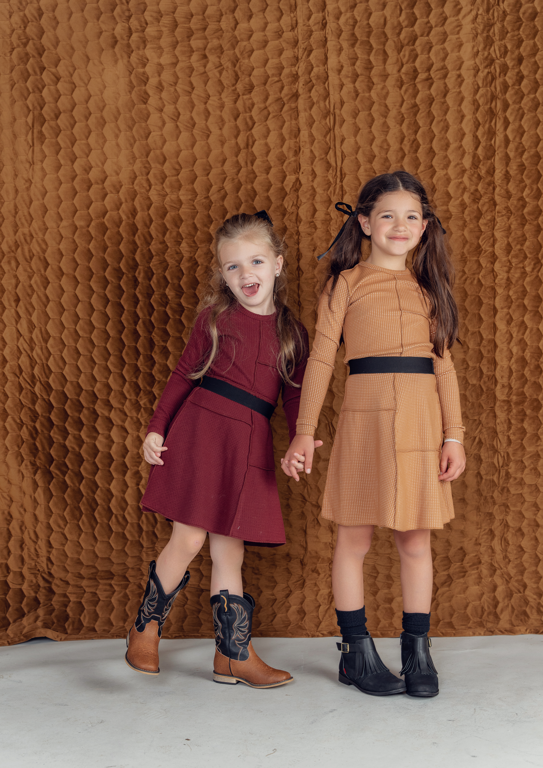 Asymmetric Cuts Waffle Top in by FYI