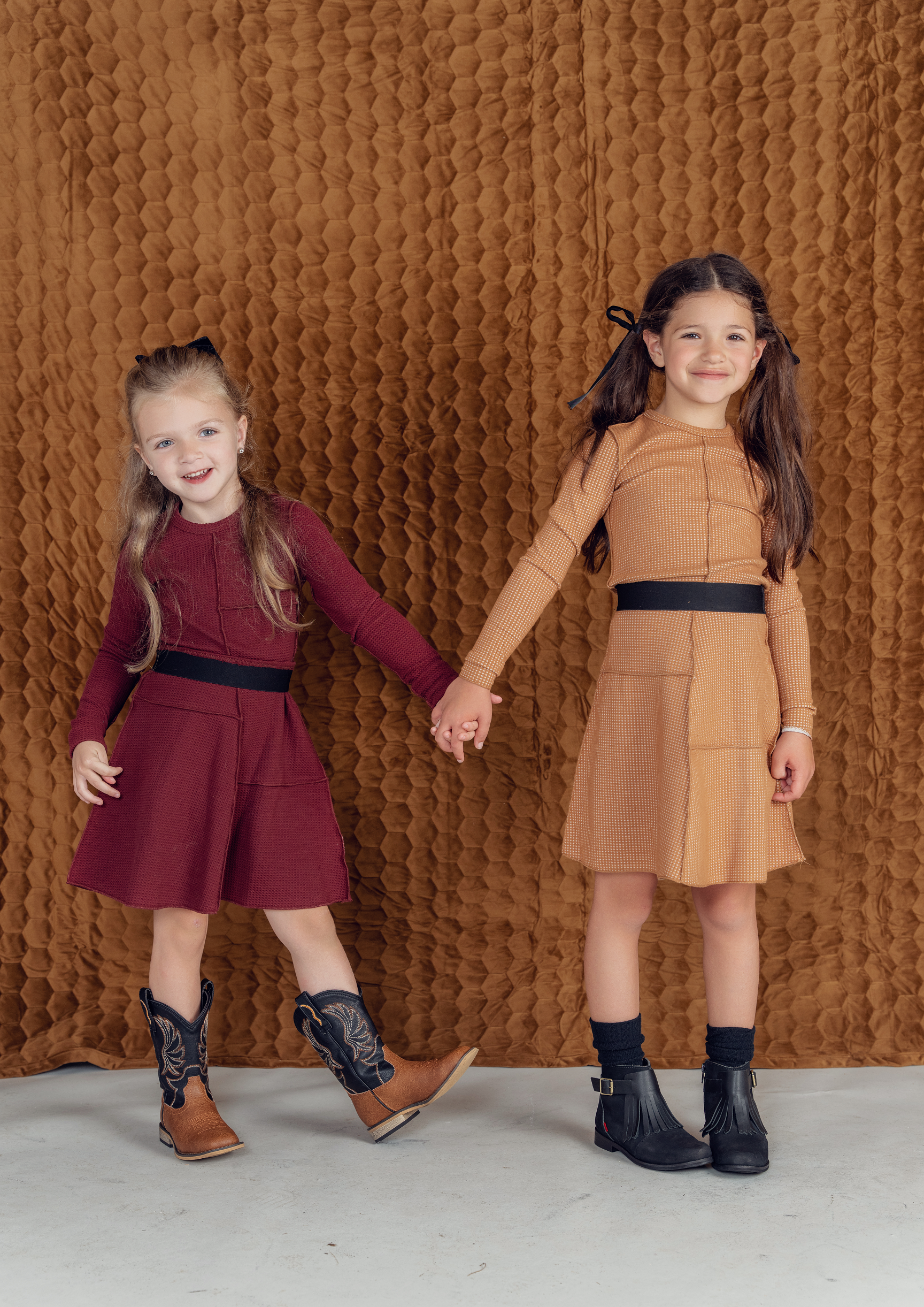 Asymmetric Cuts Waffle Top in by FYI