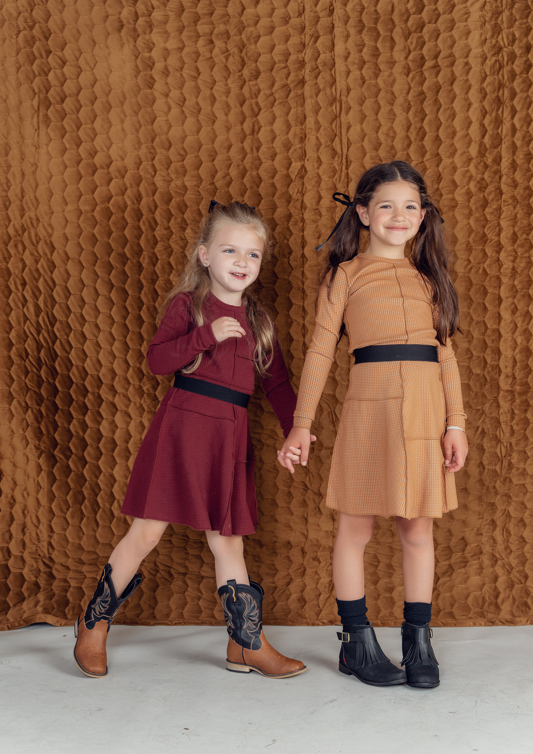 Asymmetric Cuts Waffle Top in by FYI