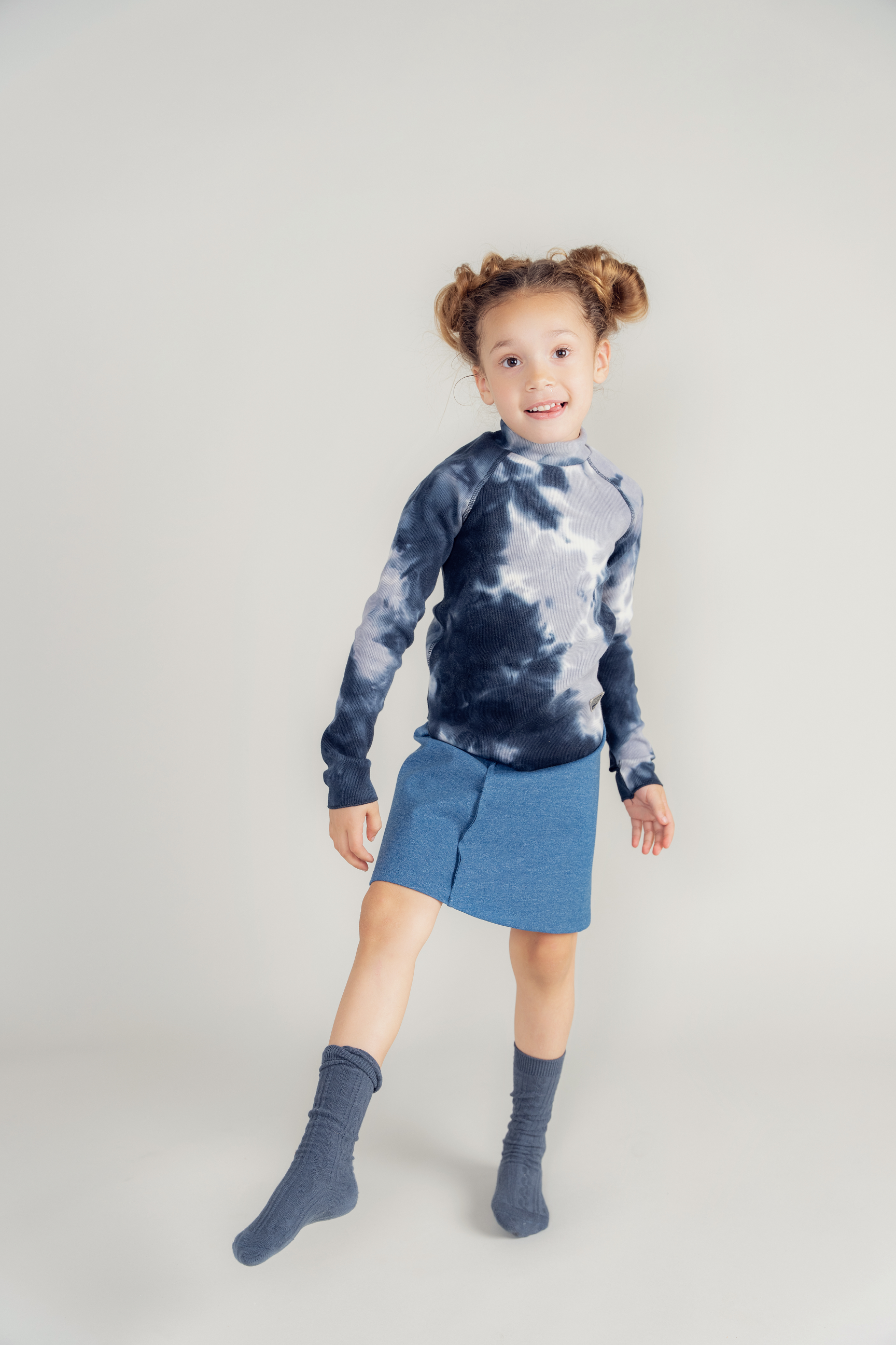 Fine Rib A-Line Skirt in by FYI