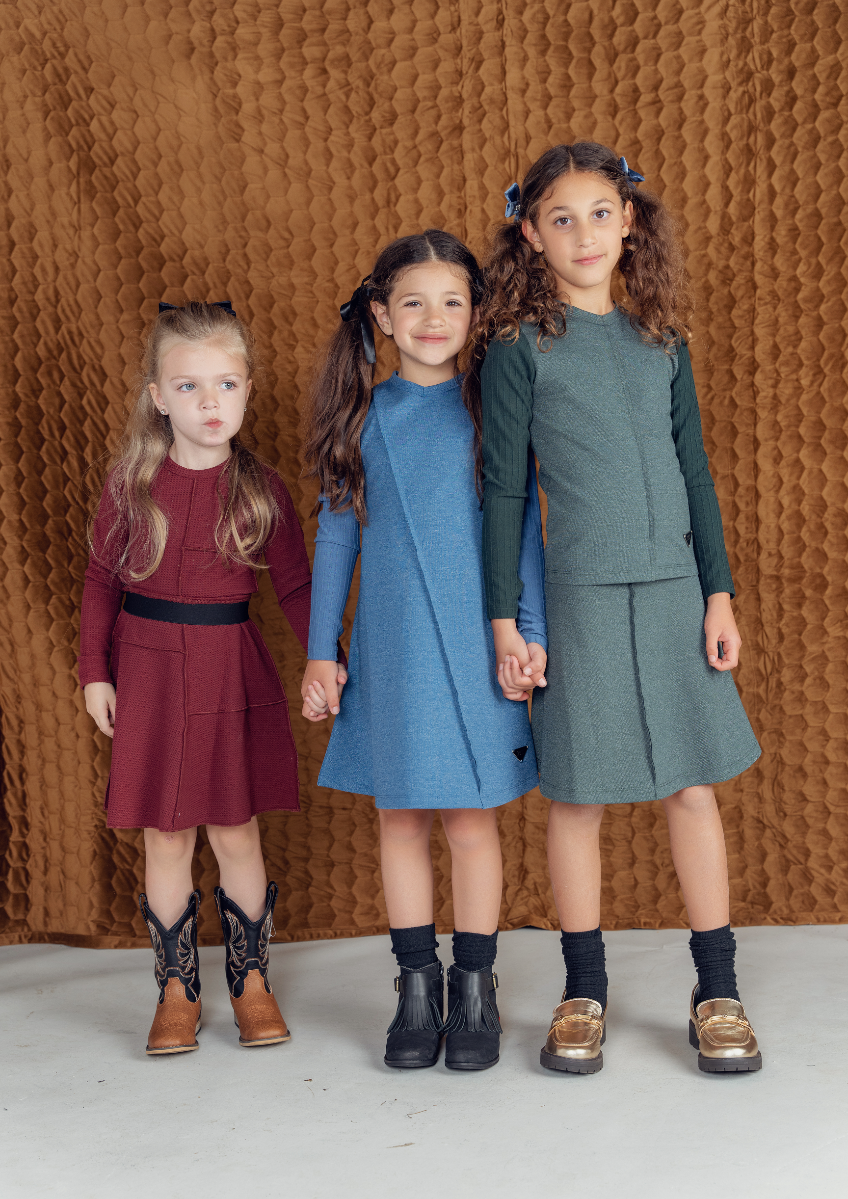 Fine Rib A-Line Skirt in by FYI