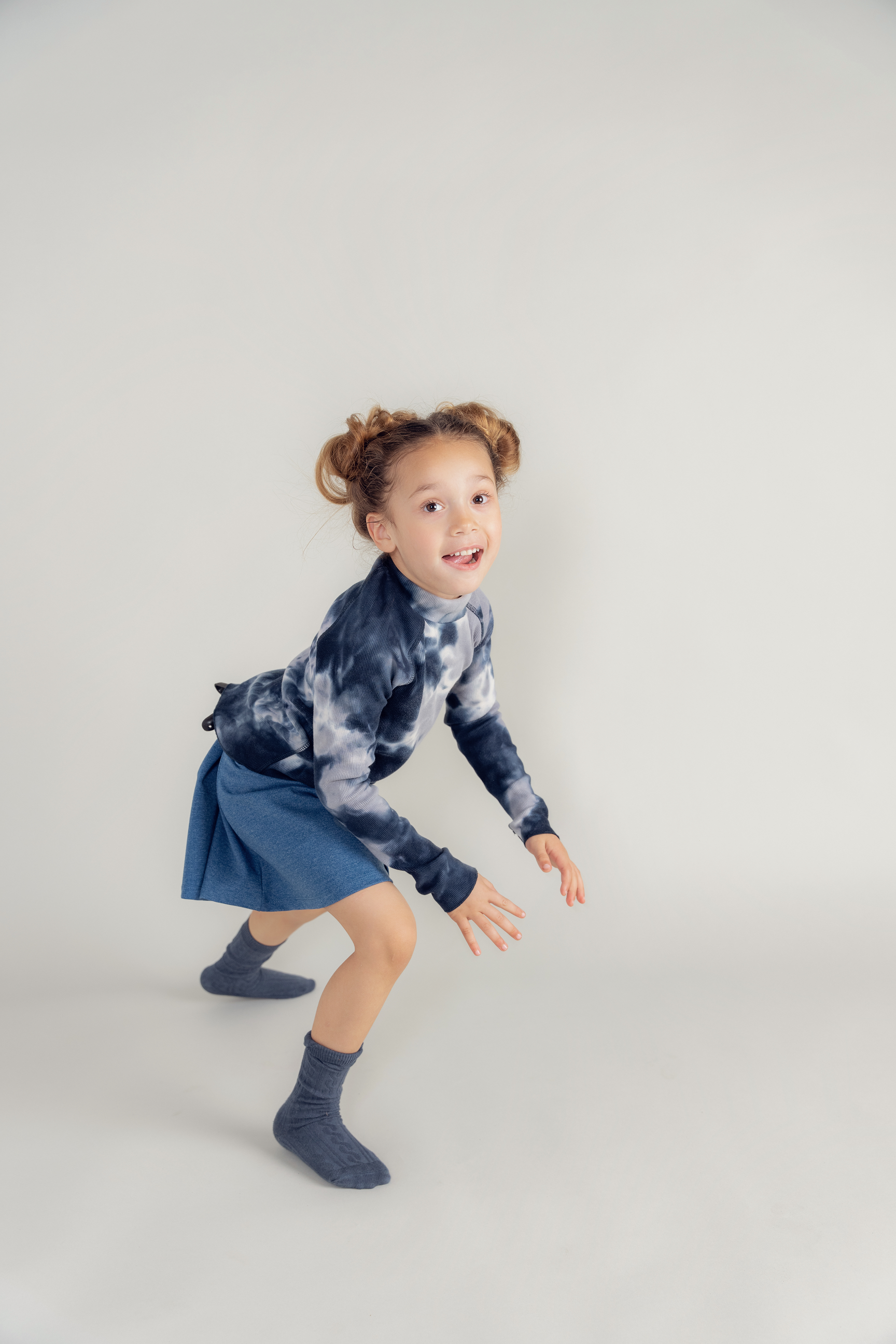 Fine Rib A-Line Skirt in by FYI