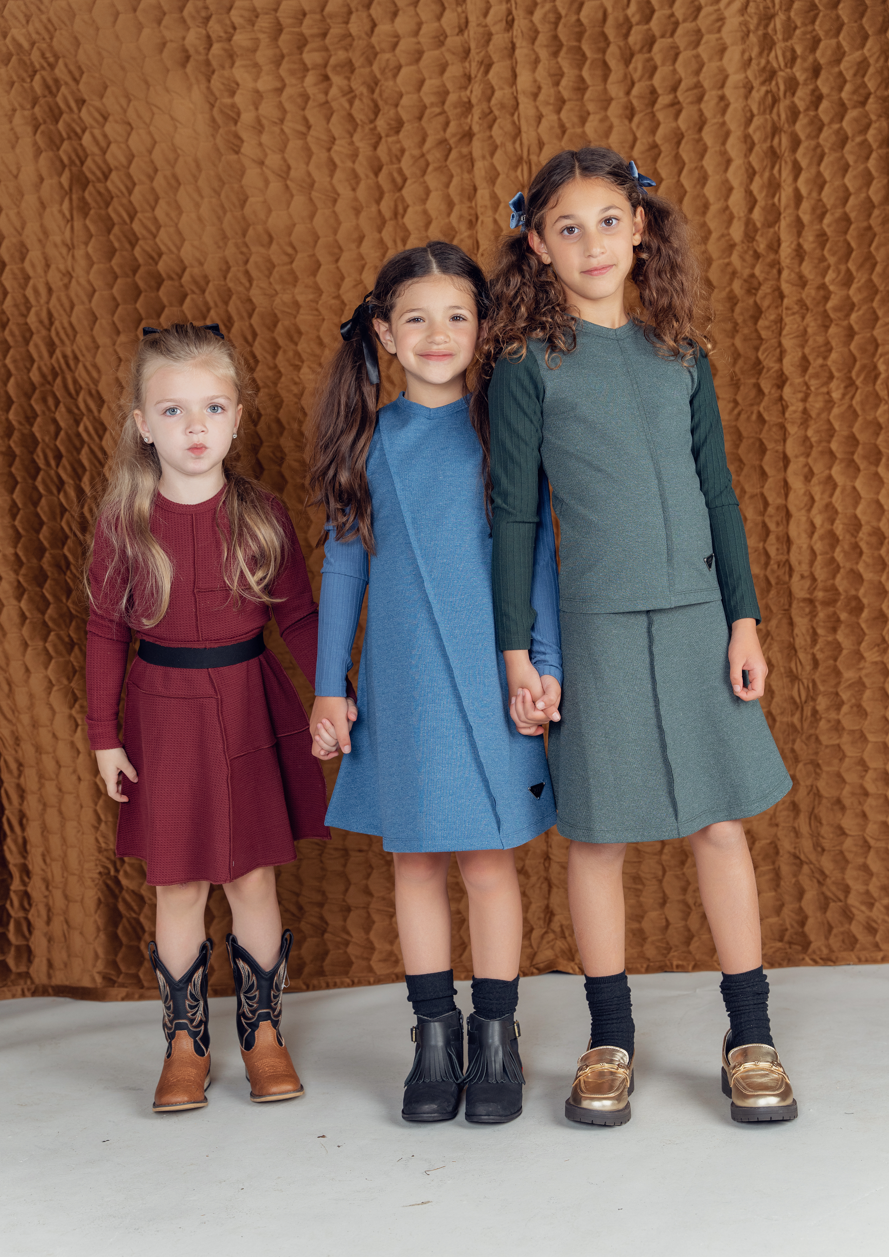 Fine Rib A-Line Skirt in by FYI