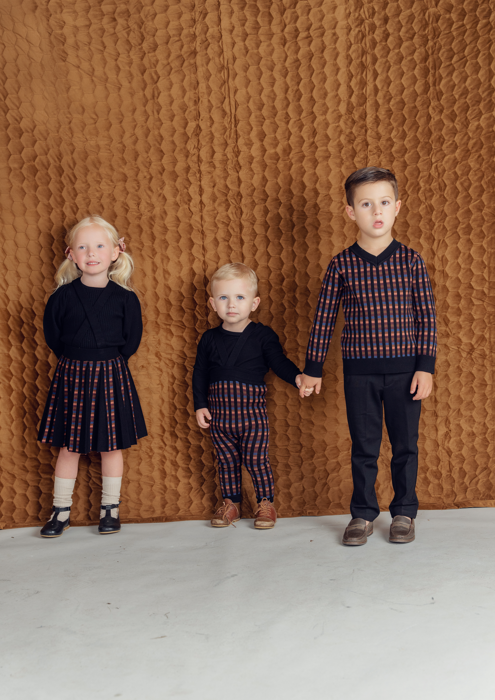 Rib Knit Top With Puff Sleeves in by Hopscotch