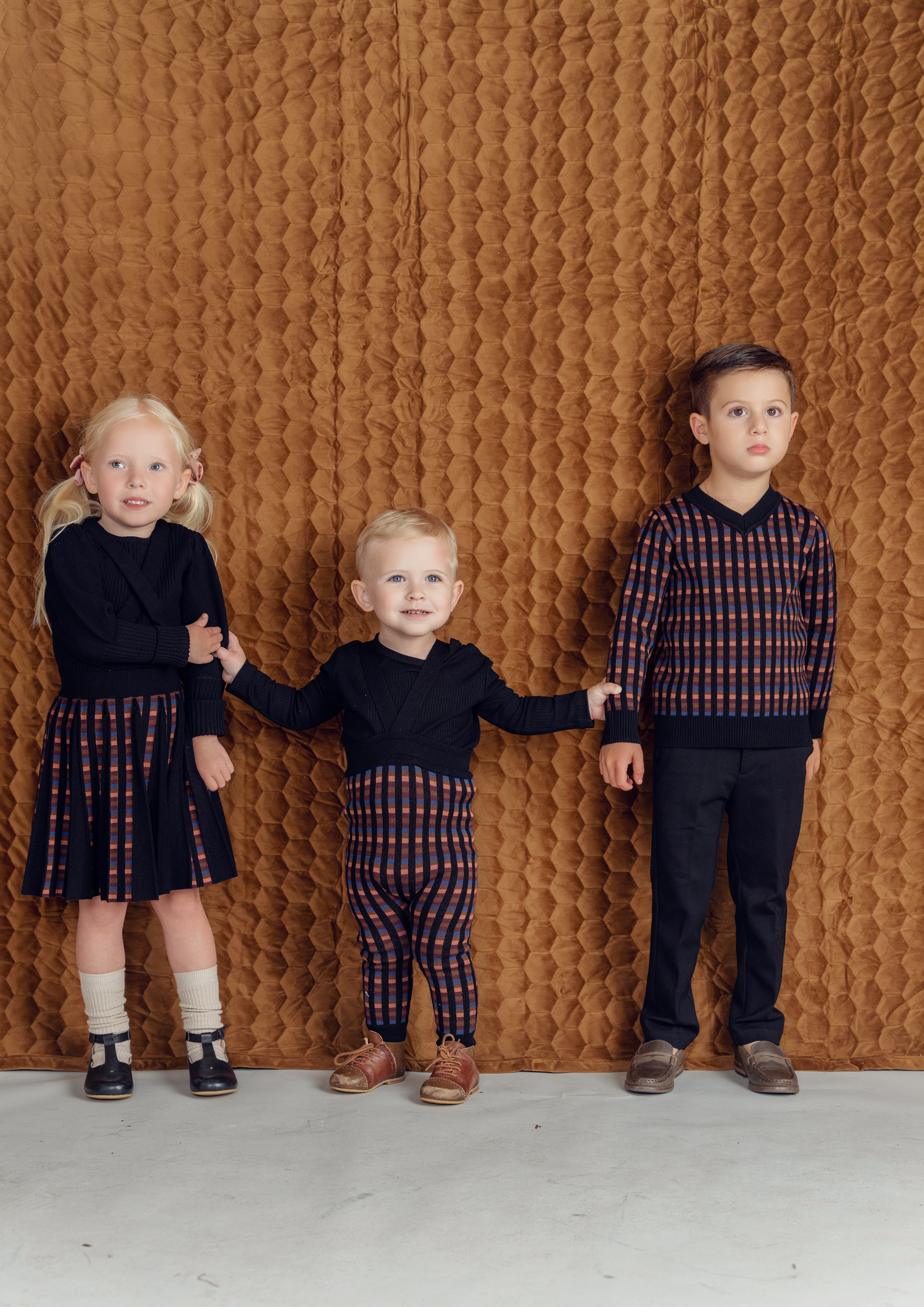 Rib Knit Top With Puff Sleeves in by Hopscotch