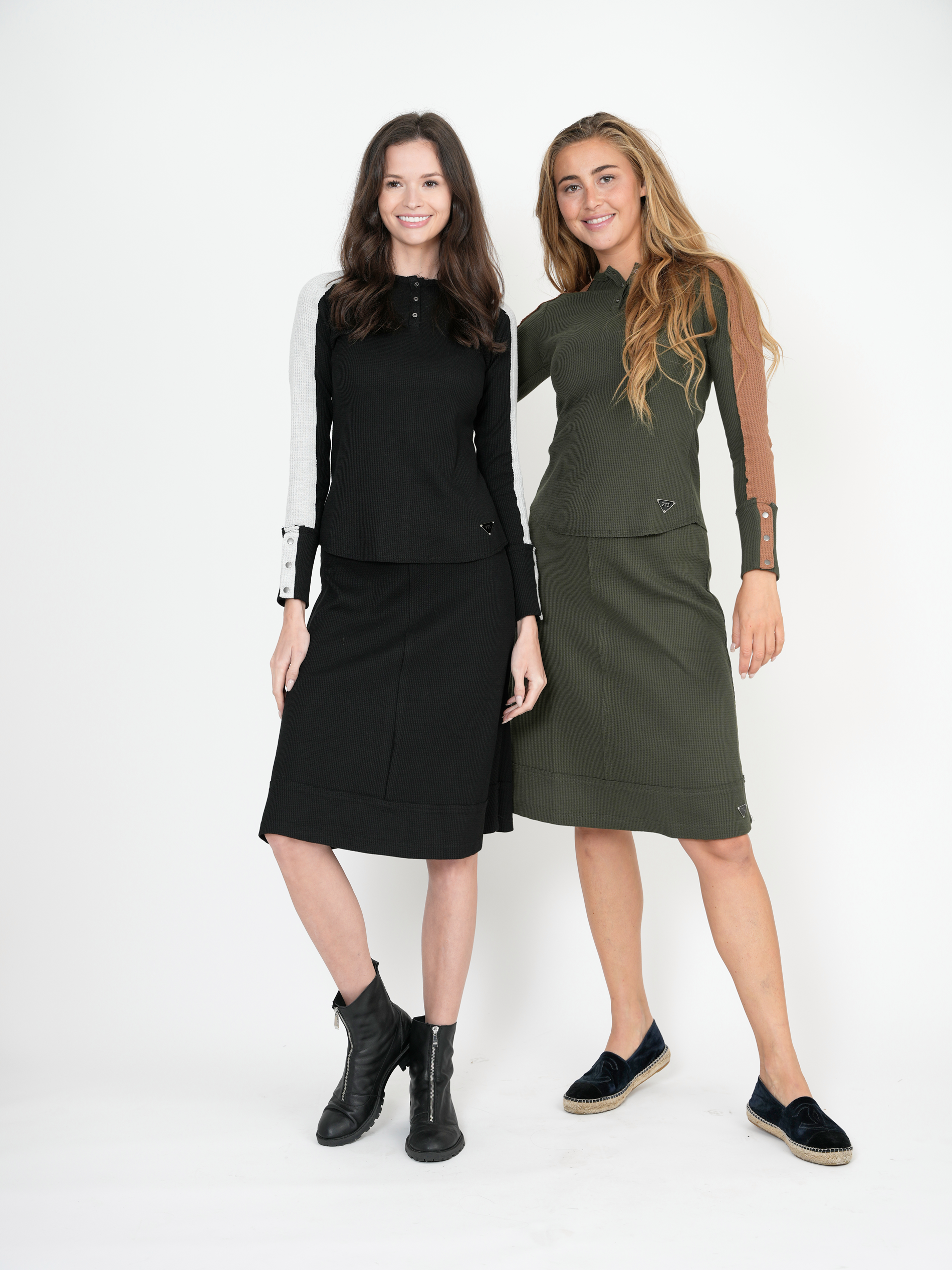 Small Waffle Short Skirt in by FYI