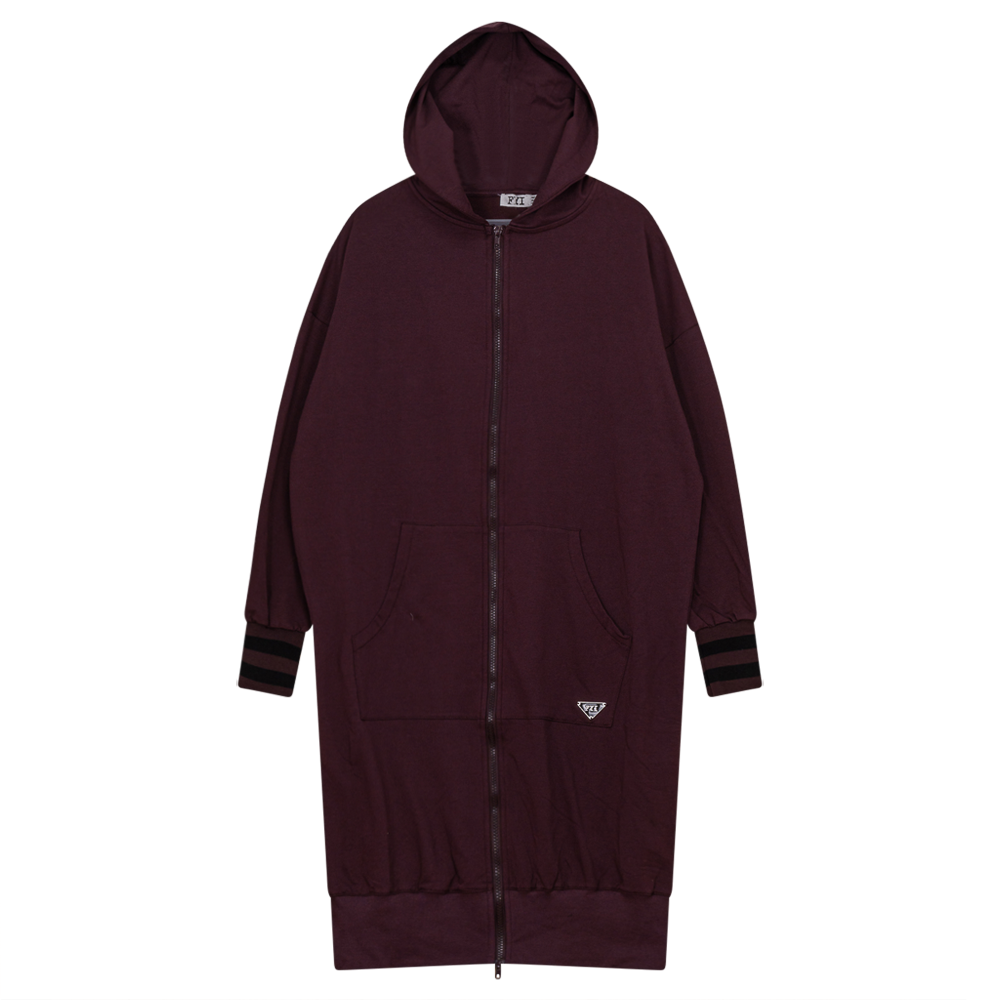 Cotton Terry Dress in Wine by FYI