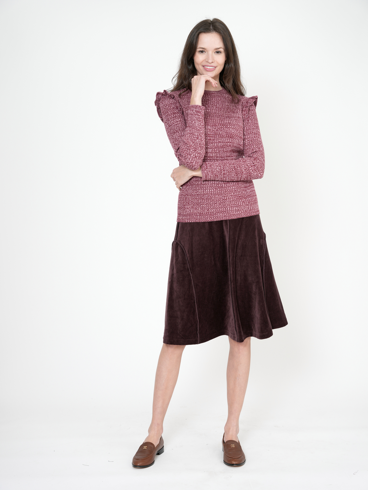 Knit Crew Top in by NOX-NY
