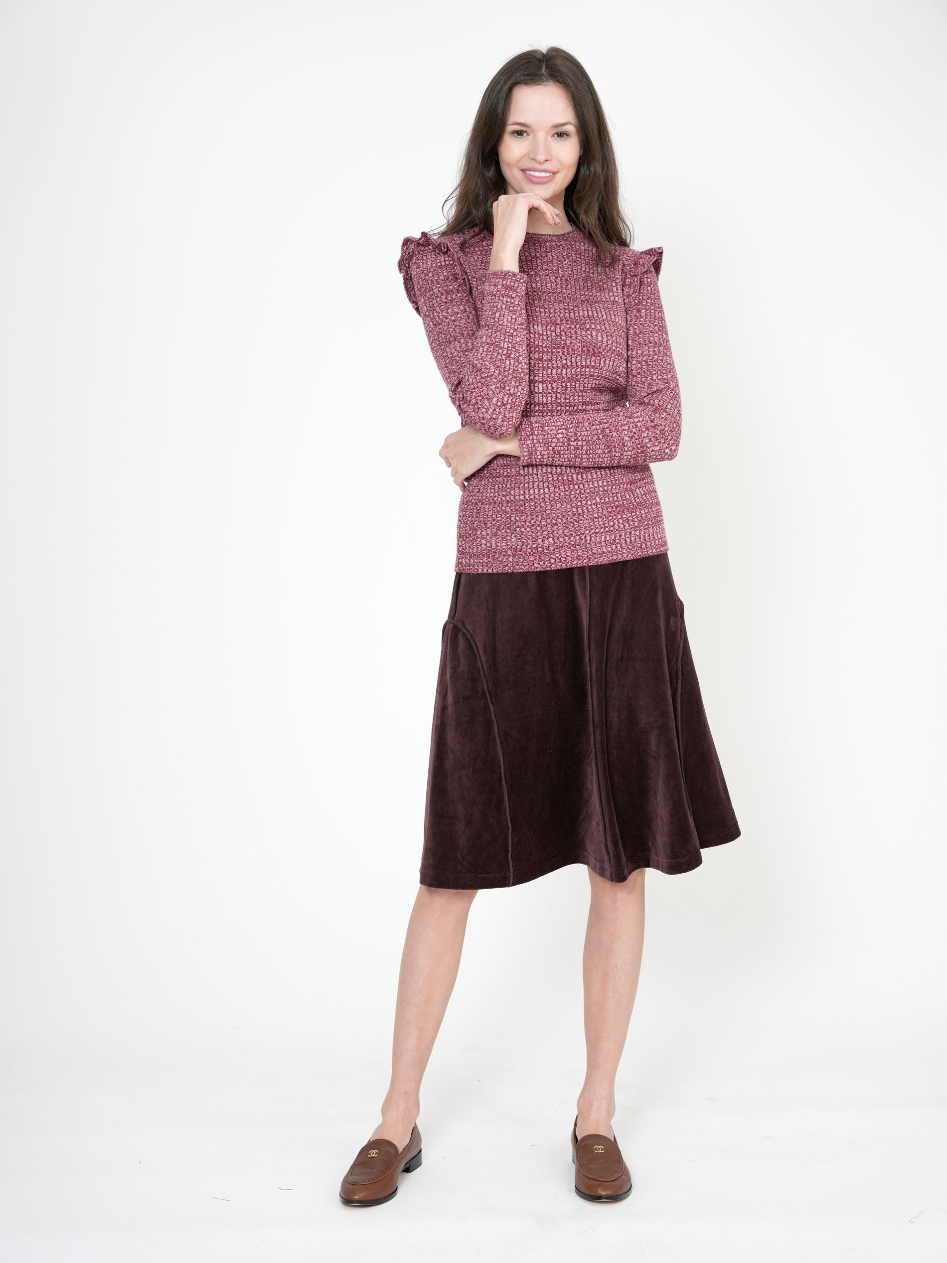 Knit Crew Top in by NOX-NY