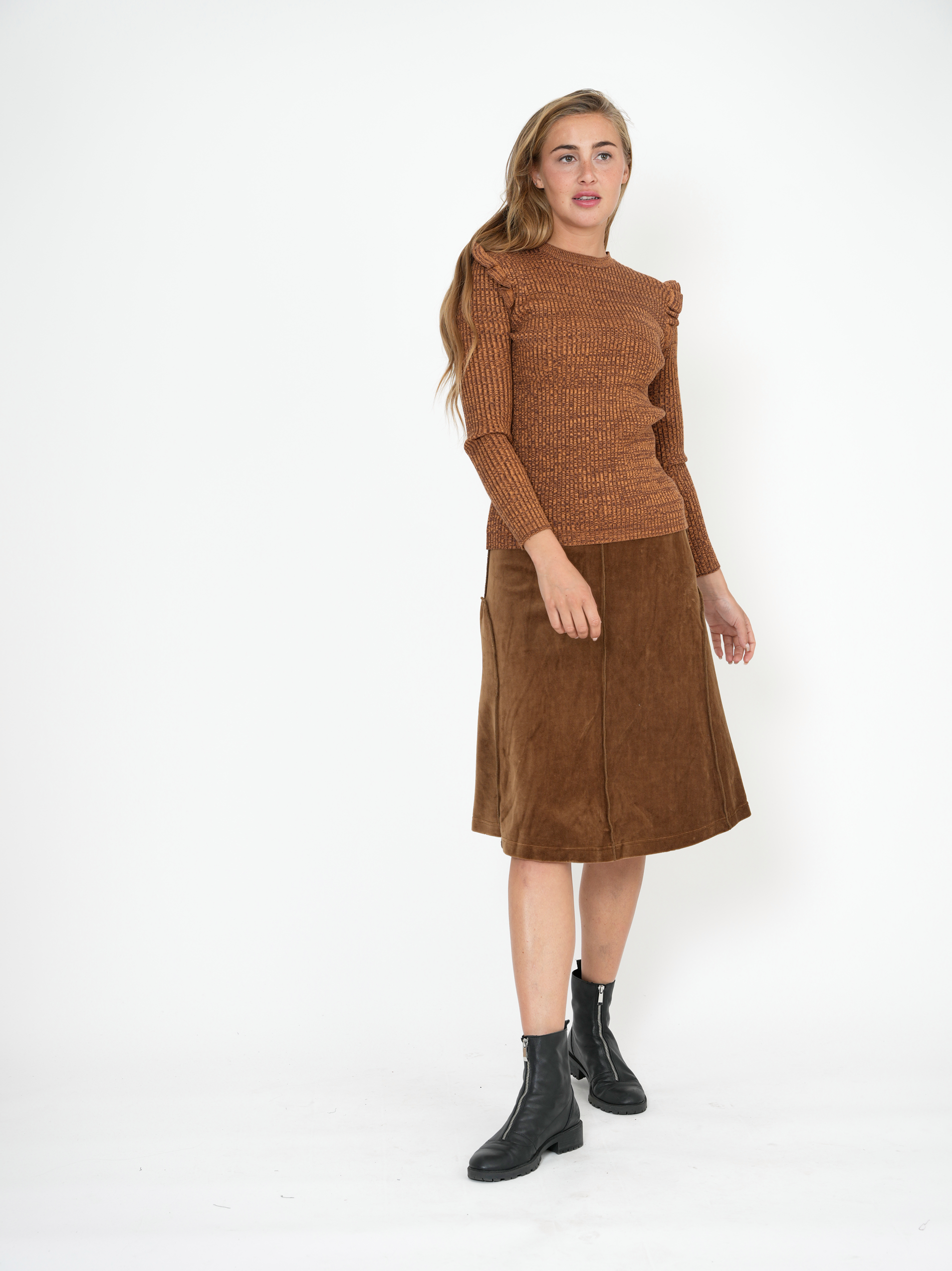 Knit Crew Top in by NOX-NY