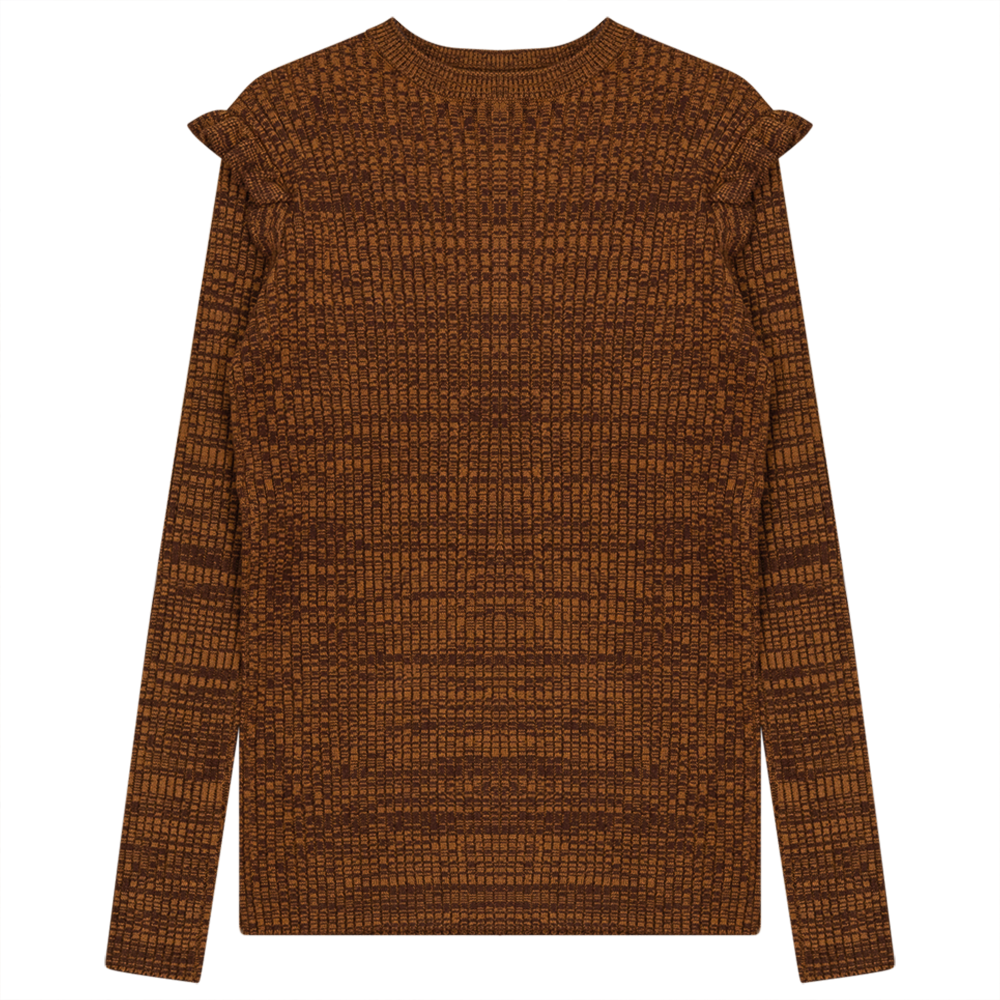 Knit Crew Top in Pinecone by NOX-NY