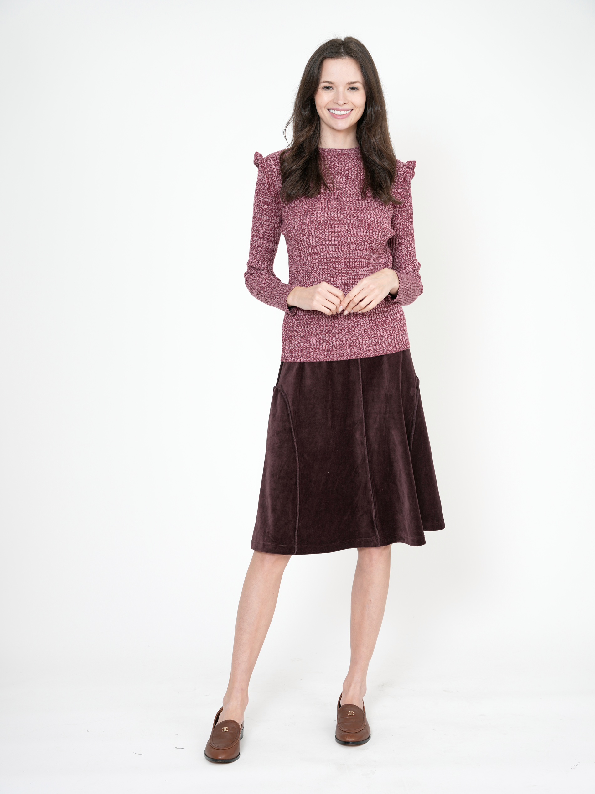 Knit Crew Top in by NOX-NY